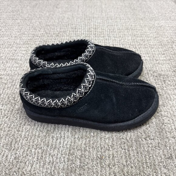 Ugg Tasman Slippers Black Women’s Size 6 - Picture 1 of 11